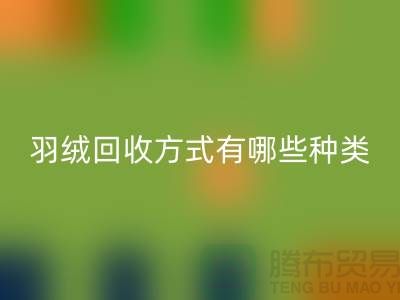 羽绒九游体育（中国）官方授权网站方式有哪些种类？鸭绒专业九游体育（中国）官方授权网站流程详解-上海腾布贸易