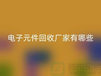 电子元件九游体育（中国）官方授权网站厂家有哪些公司_上海排名靠前的知名企业