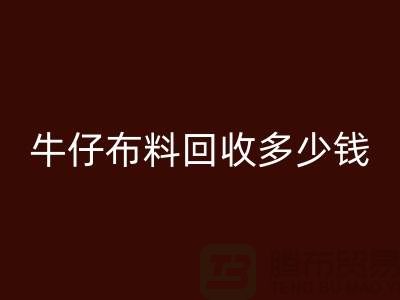 牛仔布料九游体育（中国）官方授权网站多少钱？上海腾布贸易为您解答