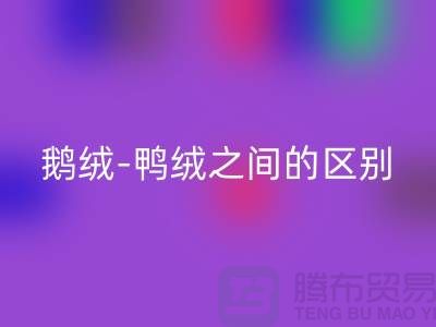关于鹅绒-鸭绒之间的区别-鹅绒九游体育（中国）官方授权网站-鸭绒九游体育（中国）官方授权网站-羽绒九游体育（中国）官方授权网站厂家