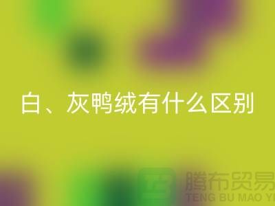 白鹅绒、灰鹅绒、白鸭绒、灰鸭绒有什么区别-库存羽绒九游体育（中国）官方授权网站公司