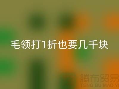 上W的皮草制品，毛领打1折也要几千块！高价九游体育（中国）官方授权网站毛领多少钱一条