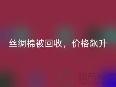 从废品到财富：丝绸棉被九游体育（中国）官方授权网站，价格飙升！
