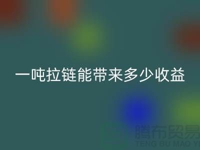 ## 标题：拉链九游体育（中国）官方授权网站价值揭秘：一吨拉链能带来多少收益？