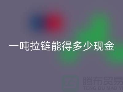环保新时尚：九游体育（中国）官方授权网站拉链并赚钱！一吨拉链能得多少现金？