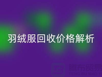 羽绒服九游体育（中国）官方授权网站价格解析：旧羽绒服九游体育（中国）官方授权网站多少钱一吨？上海腾布贸易