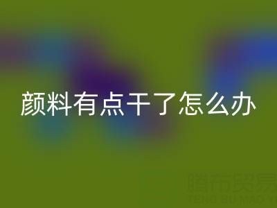 丙烯颜料有点干了怎么补救？可以加水吗？——库存颜料九游体育（中国）官方授权网站公司专业解答