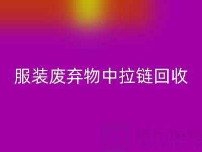 服装废弃物中拉链九游体育（中国）官方授权网站的特殊性及应对措施